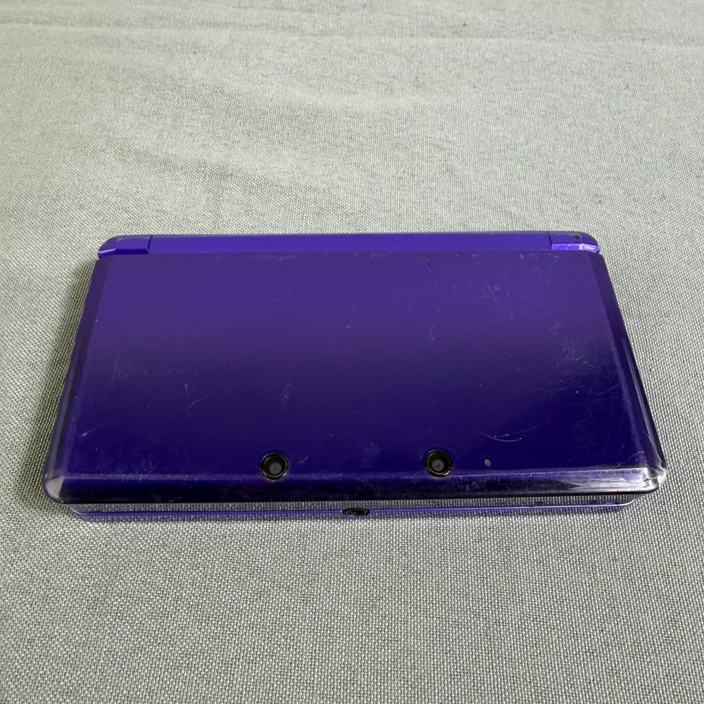 Nintendo 3DS Midnight Purple Handheld Gaming Console CTR-001 CTR-S-PAAA